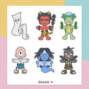 Japanese Yokai Vinyl Sticker Set 1