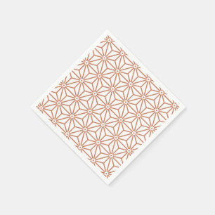 Japanese Yukata Jinbei Asanoha ensyucha Paper Napkins
