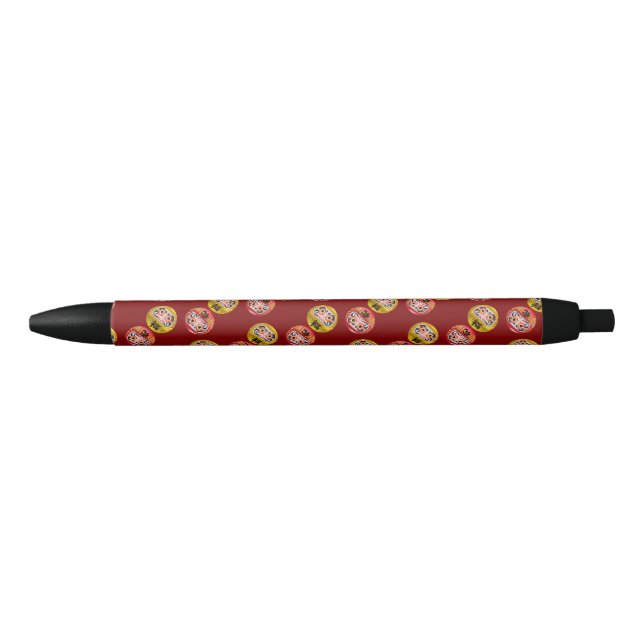  "Japanese Zen Daruma & Kanji – Never Give Up" Pen (Front)