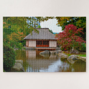 Japanese Zen Garden  Hamburg Germany. Jigsaw Puzzle