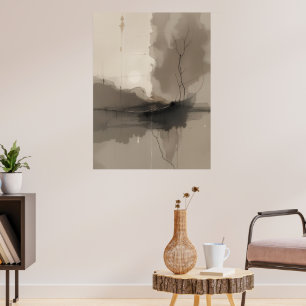 Japanese Zen Minimalist Poster Calm Modern