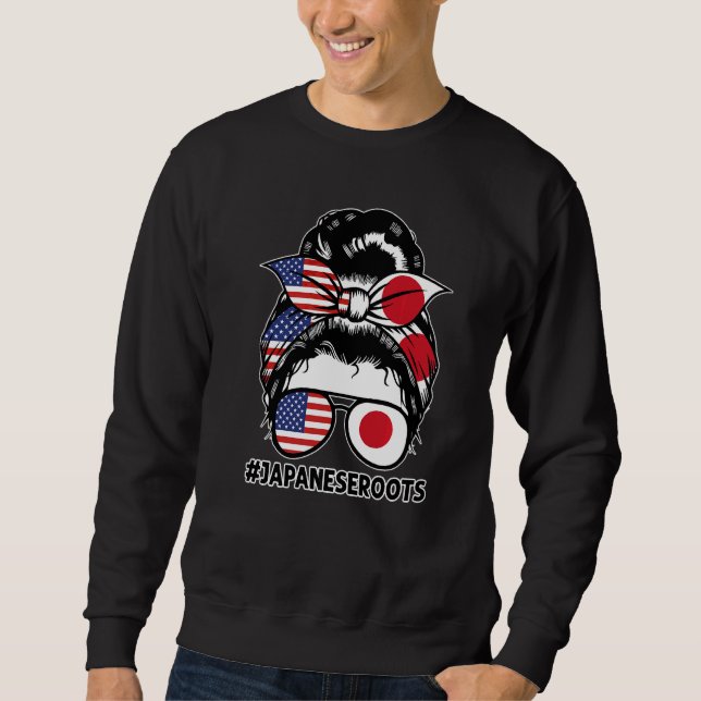 Japaneseroots Japanese Flag Sweatshirt (Front)
