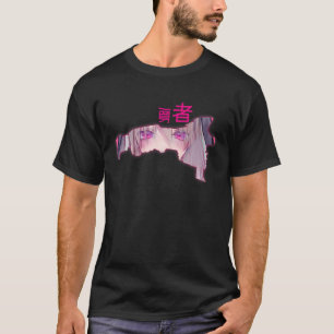 Japanisches Girly Nerd Manga Anime Waifu Girl Cosp T-Shirt