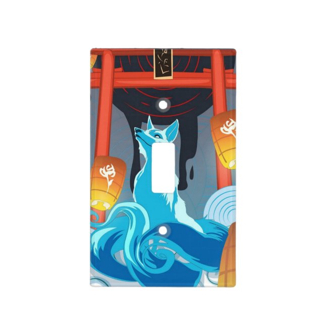 Japan's Ice Fox Light Switch Cover (Front)