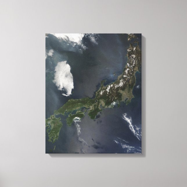 Japan's main island, Honshu Canvas Print (Front)