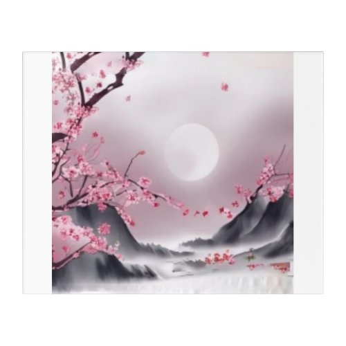 Japans Wild Moon ニッポンのワイルドムーン Acrylic Print