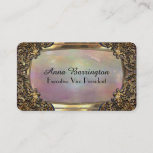 Japhet's Elegant Pearl Professional Rounded Business Card