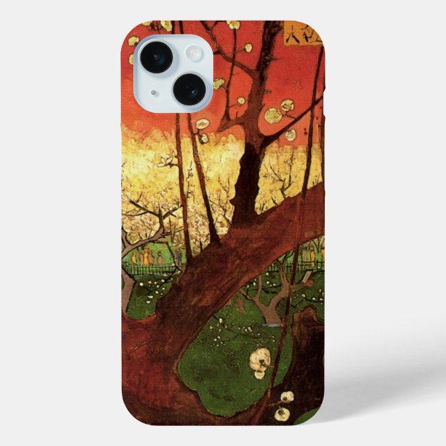 Japonism: Flowering Plum Tree by Vincent van Gogh Case-Mate iPhone Case (Back)