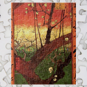 Japonism: Flowering Plum Tree by Vincent van Gogh Jigsaw Puzzle