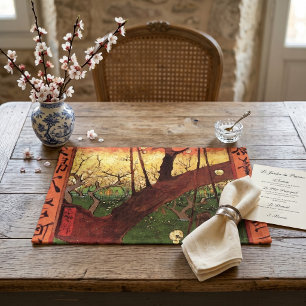 Japonism: Flowering Plum Tree by Vincent van Gogh Placemat