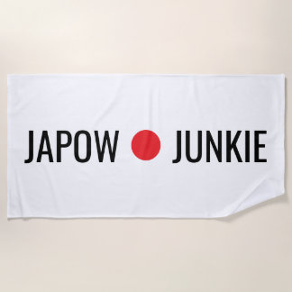 Japow Junkie Beach Towel