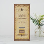 Jar Candle Rack Card Bookmark (Standing Front)