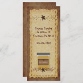 Jar Candle Rack Card Bookmark (Front/Back)