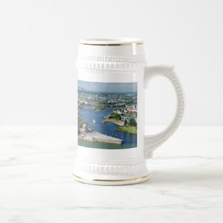 Jar German corner in Koblenz Beer Stein