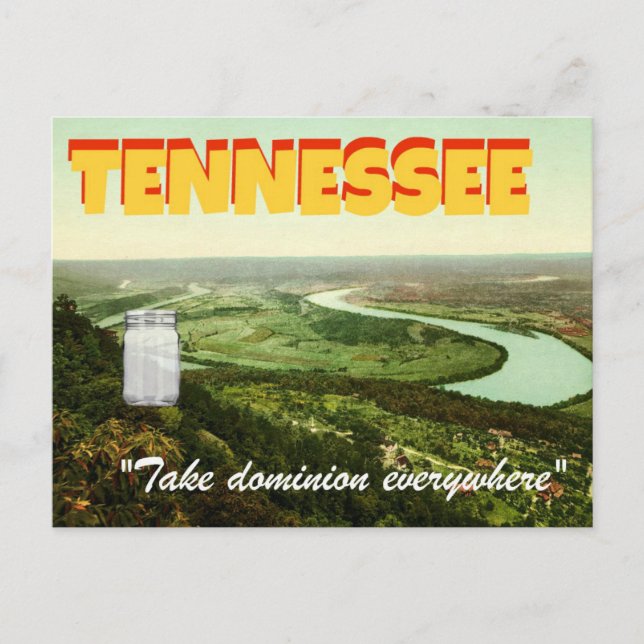 "Jar in Tennessee" Stevens-themed Postcard (Front)