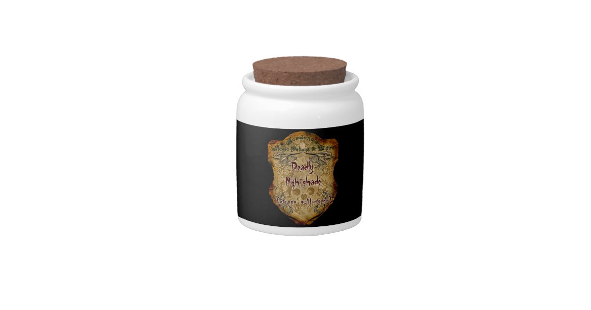Jar of Deadly Nightshade | Zazzle