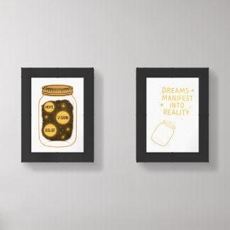 ✨Jar of Dreams – Manifestation Wall Art Print Set✨ Sets