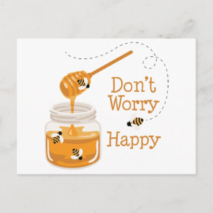 Jar of Honey Postcard