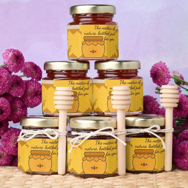 Jar of Honey with Honeycomb Favors (Insitu)