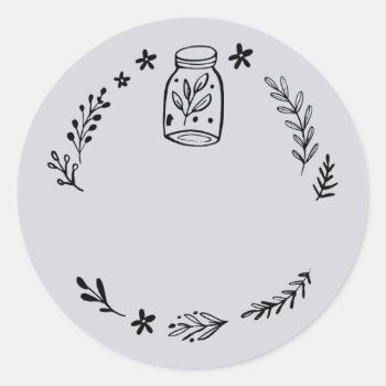 Jar / Spice Blank Sticker Label by mistyqe at Zazzle