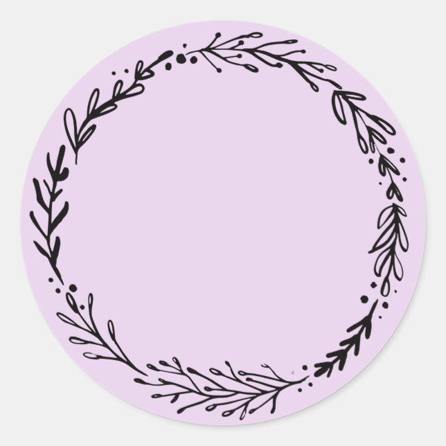 Jar / Spice Blank Sticker Label II (Front)