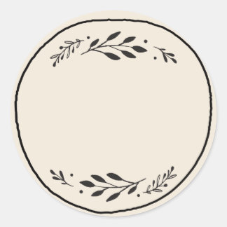 Jar / Spice Blank Sticker Label III