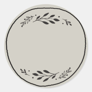 Jar / Spice Blank Sticker Label III