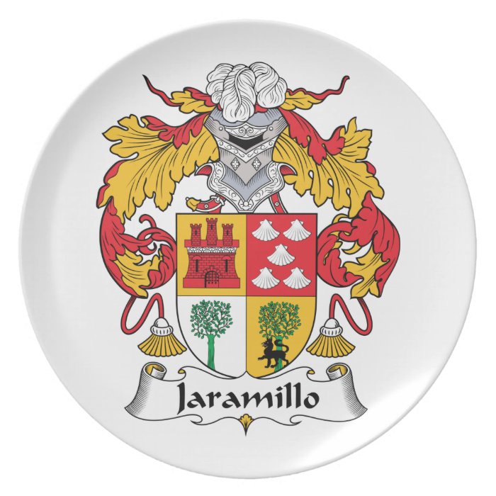 Jaramillo Family Crest Dinner Plate