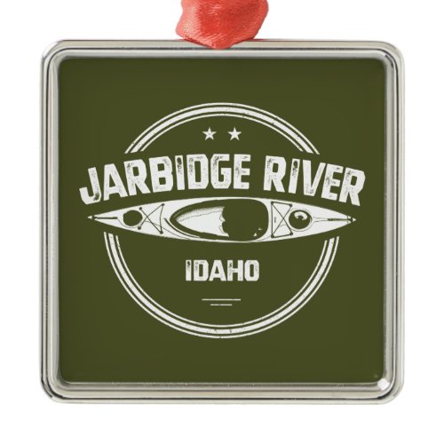 Jarbidge River Idaho Kayaking Metal Ornament
