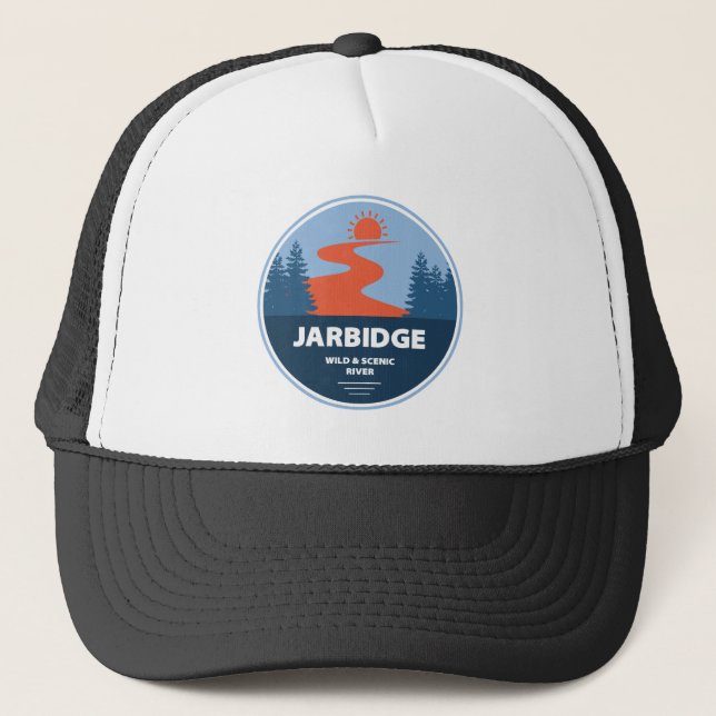 Jarbidge Wild And Scenic River Idaho Trucker Hat (Front)