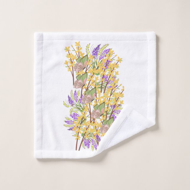Jardim das Borboletas Wash Cloth (Wash Cloth)