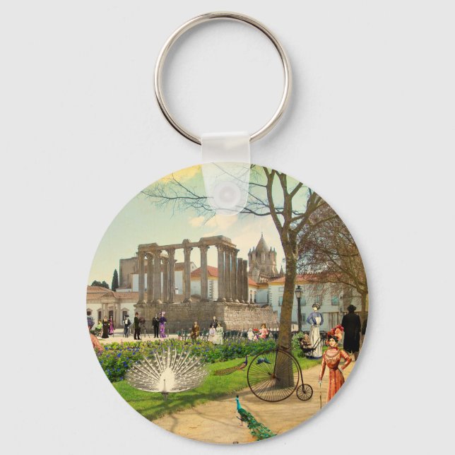 Jardim Diana (Evora - Portugal) Keychain (Front)
