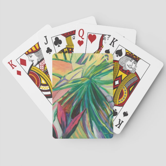Jardin Abstracto I Poker Cards (Back)