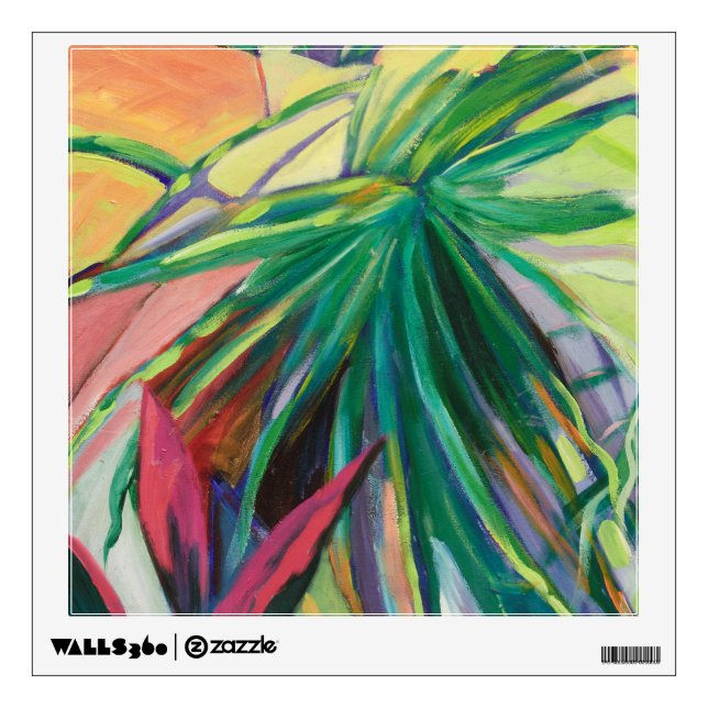 Jardin Abstracto I Wall Decal (Front)