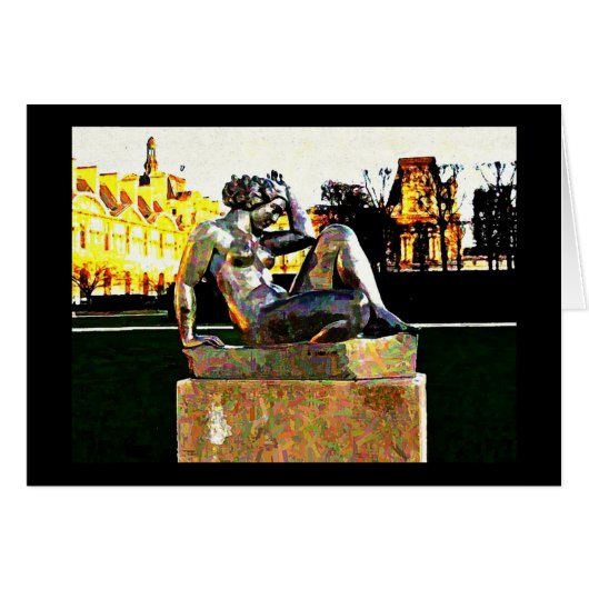 Jardin D' Tuilleries Painting (Front Horizontal)