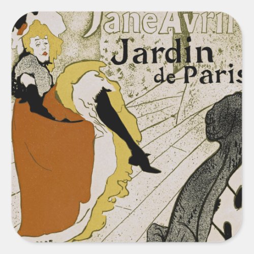 Jardin de Paris Square Sticker