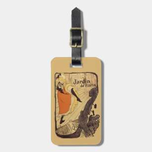 Jardin de Paris - Toulouse-Lautrec Luggage Tag