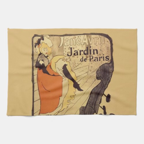 Jardin de Paris _ Toulouse_Lautrec Towel