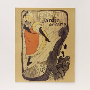 Jardin de Paris - Toulouse-Lautrec Vintage Cabaret Jigsaw Puzzle