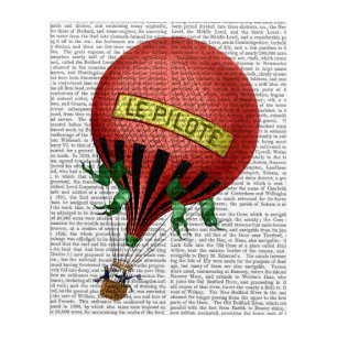 Jardin De Tuileries Hot Air Balloon Acrylic Print