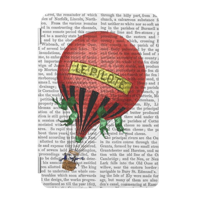 Jardin De Tuileries Hot Air Balloon iPad Mini Cover (Front)