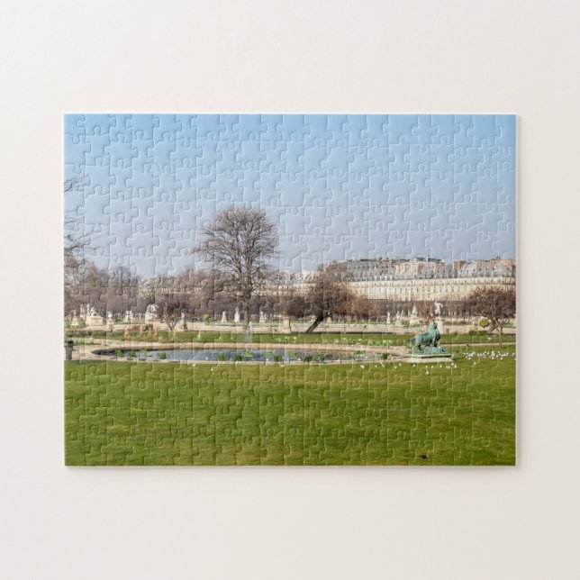 Jardin des Tuileries in winter - Paris Jigsaw Puzzle (Horizontal)