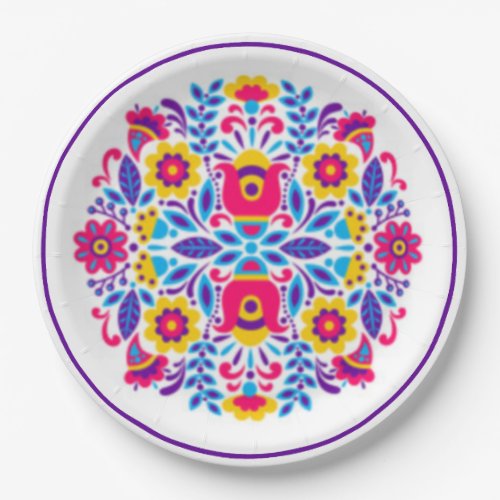 Jardn Floral Brillante HHM Party Paper Plates