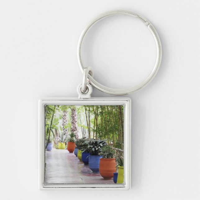 Jardin Majorelle, Majorelle Garden, now a public Keychain (Front)