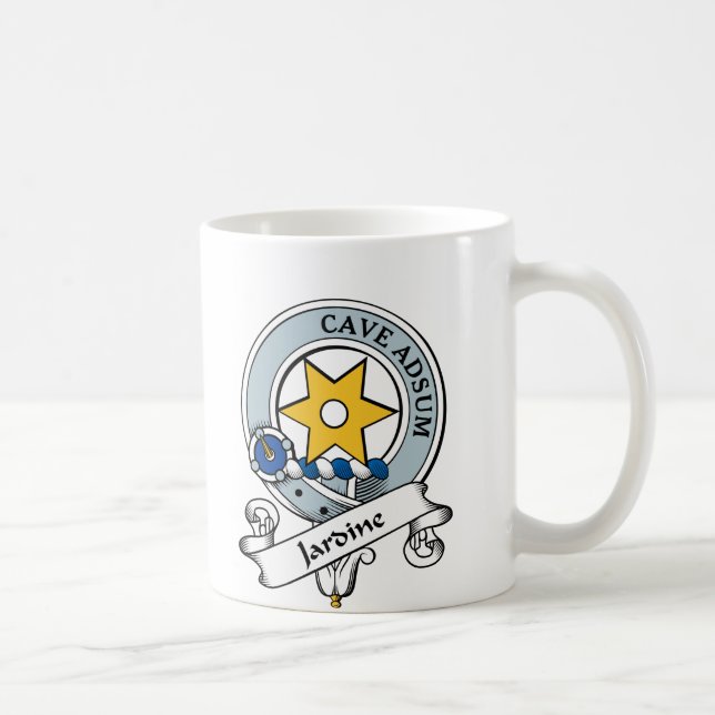 Jardine Clan Badge Coffee Mug (Right)