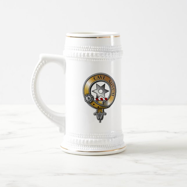 Jardine Crest Badge Beer Stein (Left)
