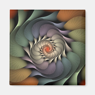 Jardinere Colorful Floral Spiral Magnet
