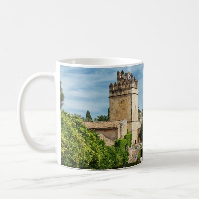 Jardines del Alcázar de Córdoba, Spain Coffee Mug (Left)