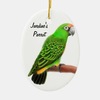 Jardines Parrot Customizable Holiday Ornament