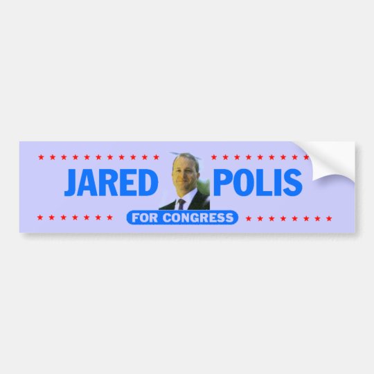 Jared Polis Bumper Sticker | Zazzle.com